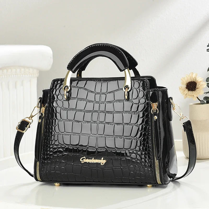 Lunori| Borsa a spalla Mosaico Essenziale