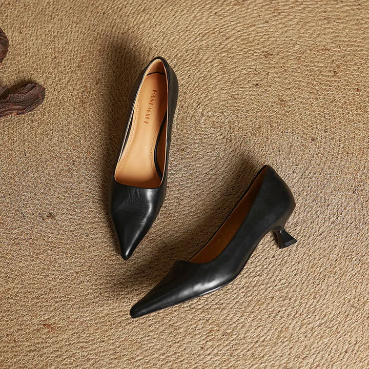 VALERIA | TACONES DE CUERO AUTÉNTICO