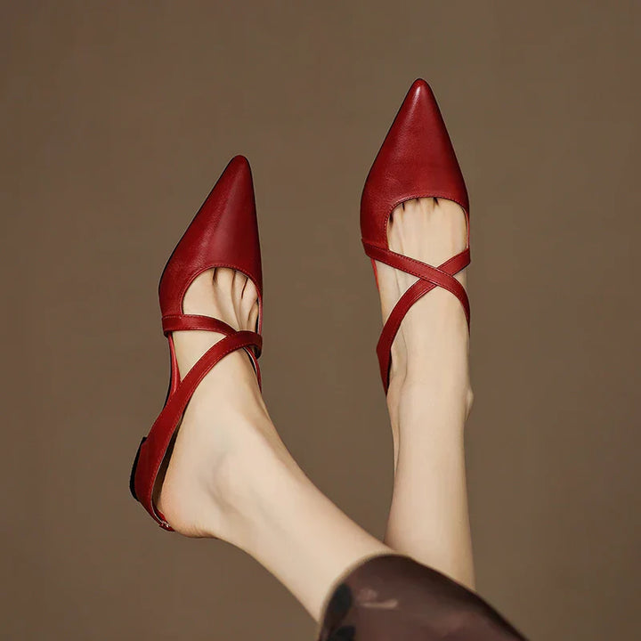 ALMA | ZAPATOS DE TACÓN CUERO AUTÉNTICO
