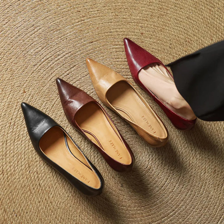 VALERIA | TACONES DE CUERO AUTÉNTICO