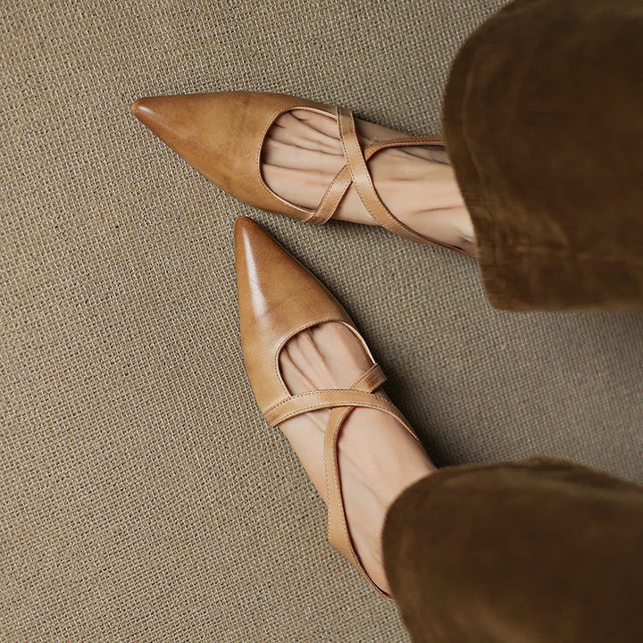 ALMA | ZAPATOS DE TACÓN CUERO AUTÉNTICO