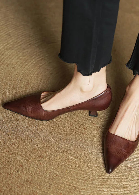 VALERIA | TACONES DE CUERO AUTÉNTICO
