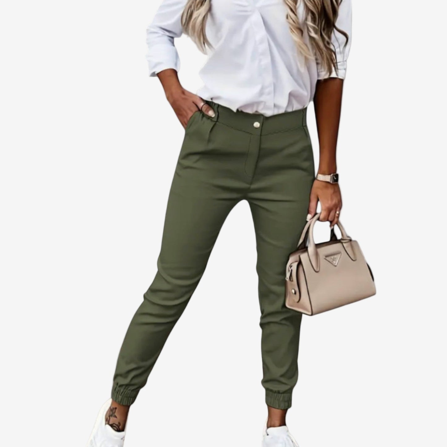 Melania | Pantaloni slim fit