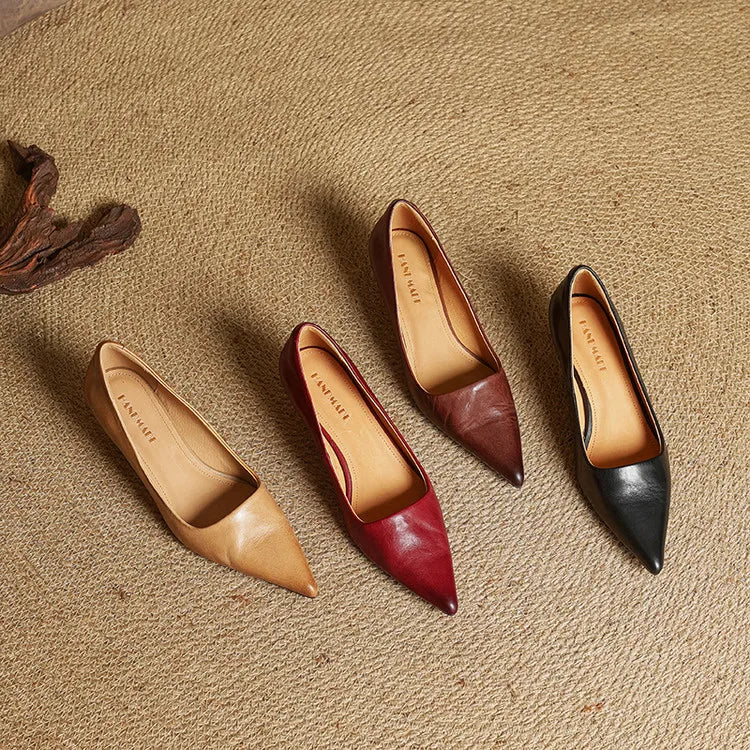 VALERIA | TACONES DE CUERO AUTÉNTICO