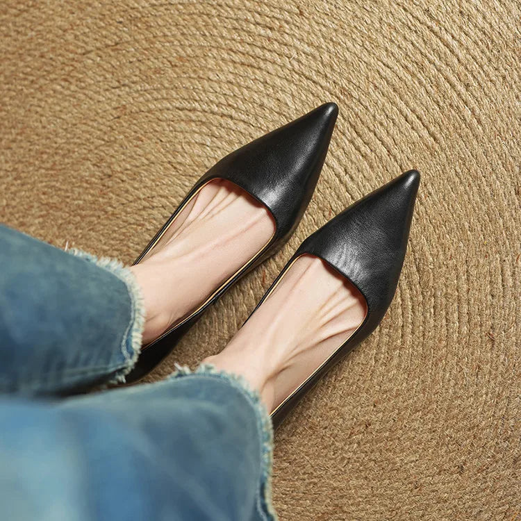 VALERIA | TACONES DE CUERO AUTÉNTICO