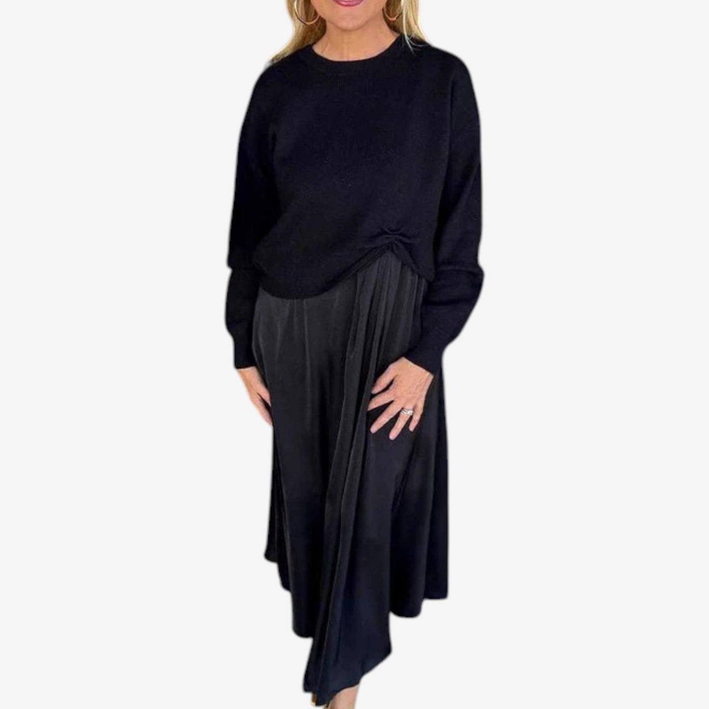 Abito Odette | in maglia plissettata