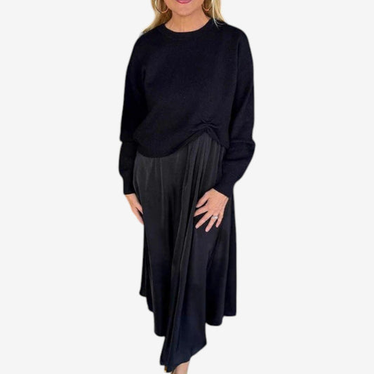 Abito Odette | in maglia plissettata
