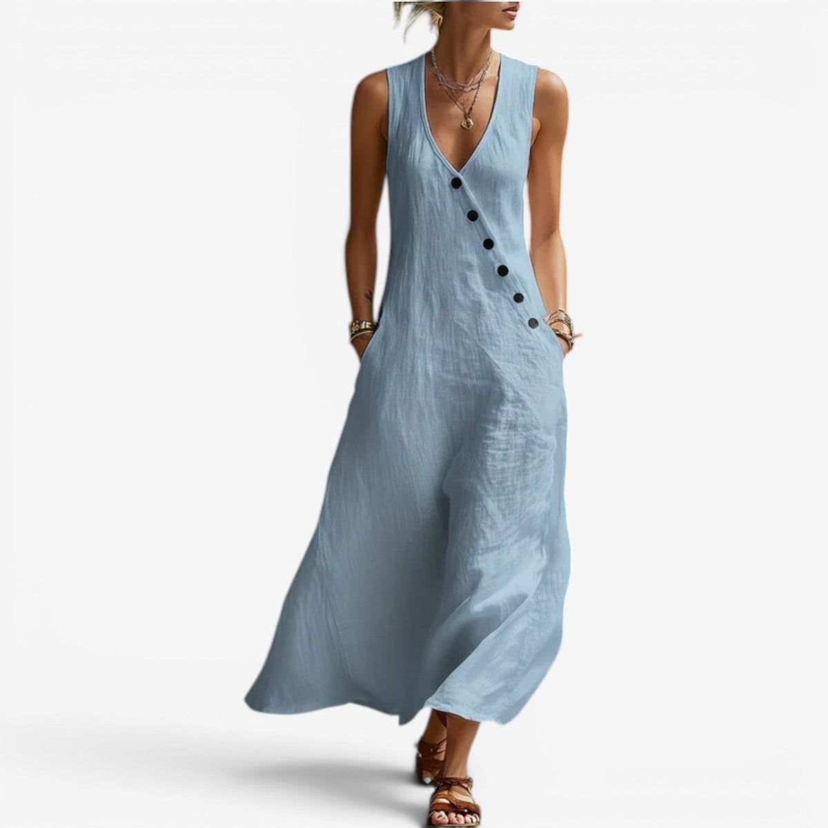 Jannah | Maxi vestito senza maniche