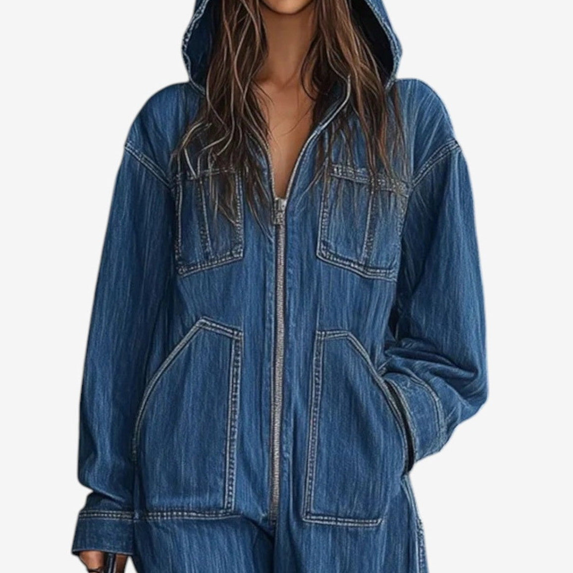 Zahide | Tuta in denim