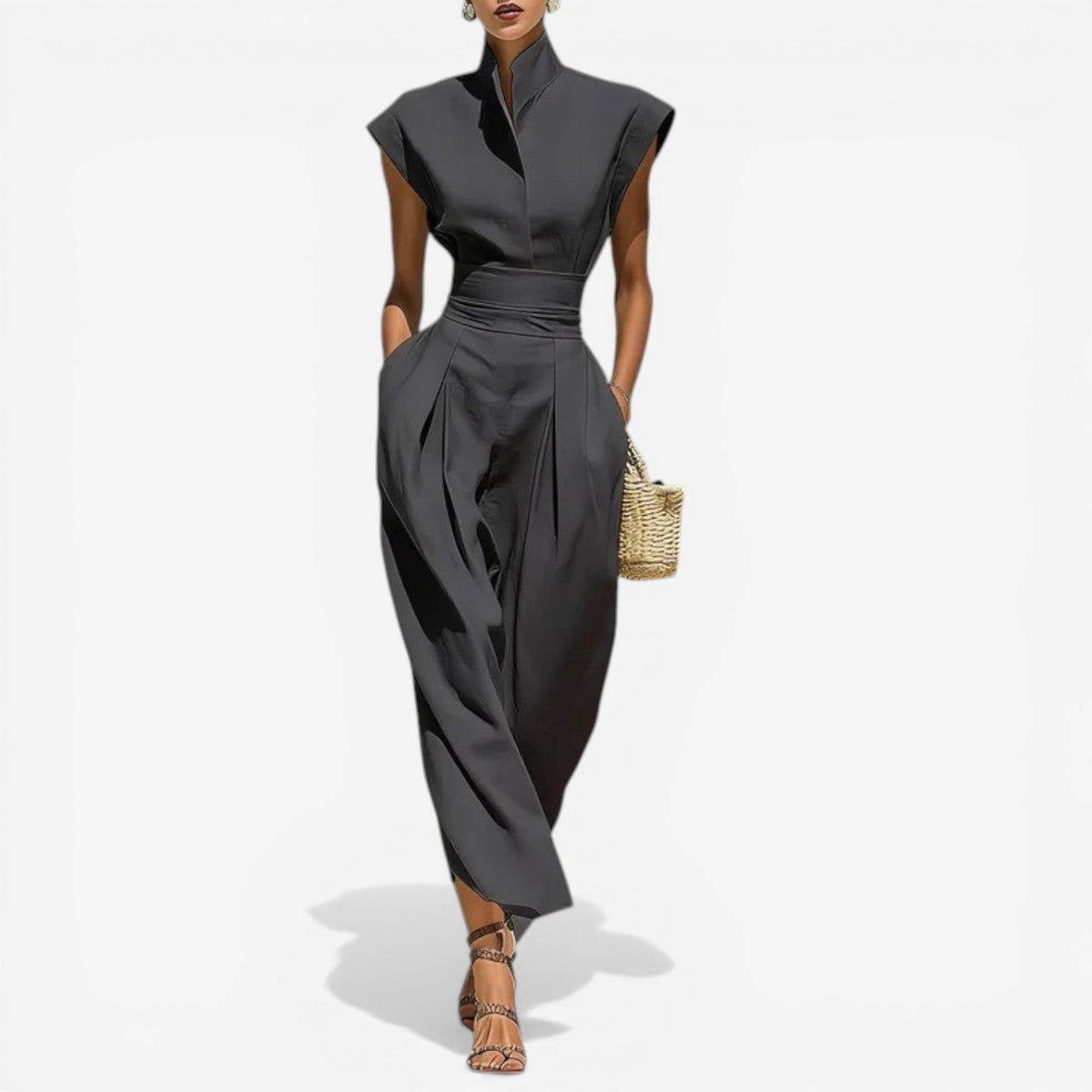 Addison | Tuta con collo alto