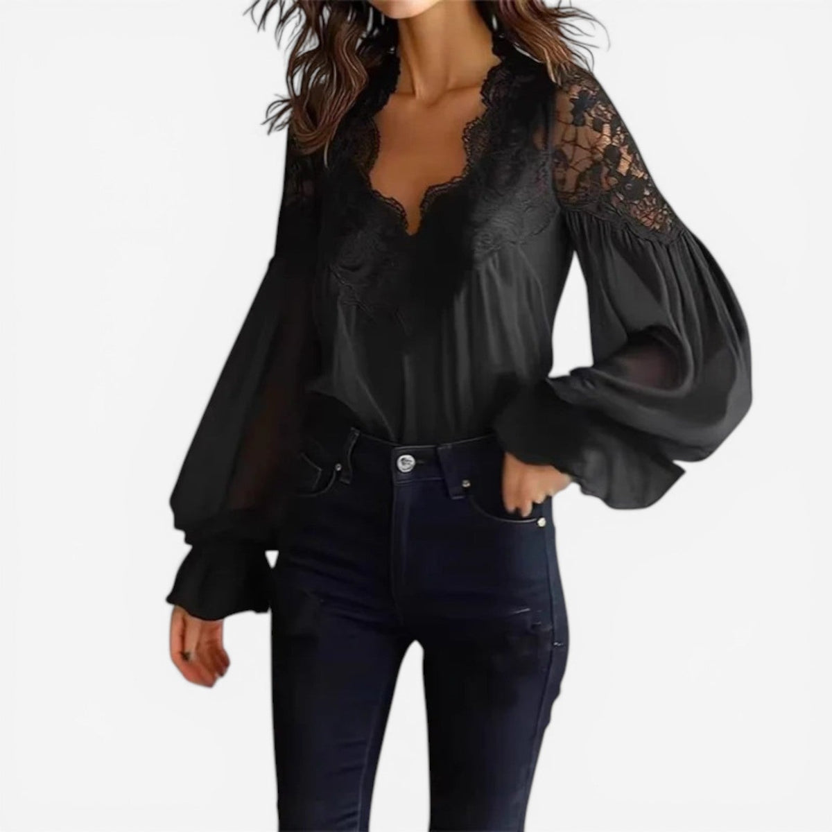 Georgia | Blusa in pizzo elegante