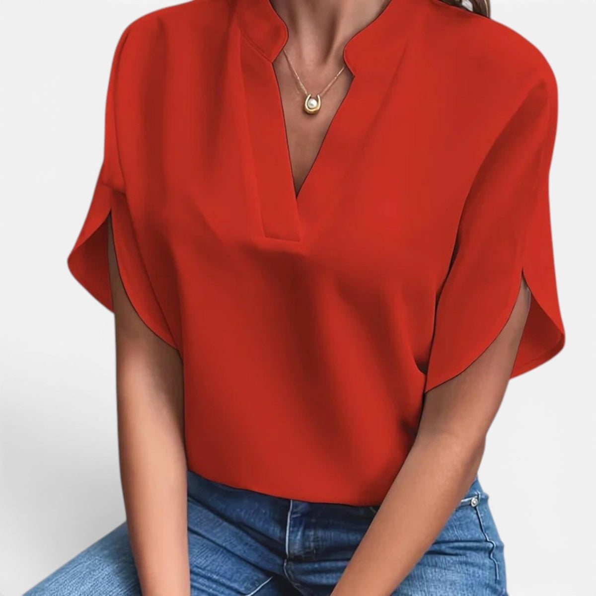 Jewel | Camicetta con scollo a V