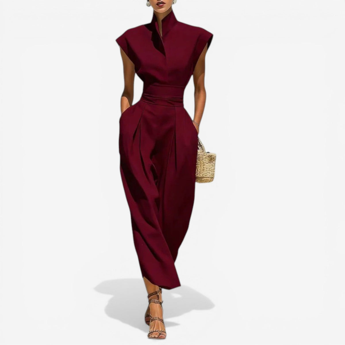 Addison | Tuta con collo alto