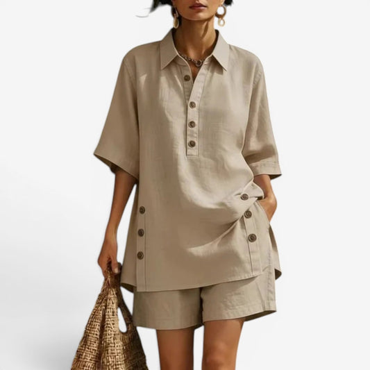 Thalia | Completo camicia e pantaloncini
