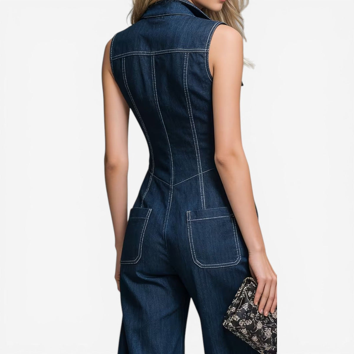Sharon | Tuta intera in denim