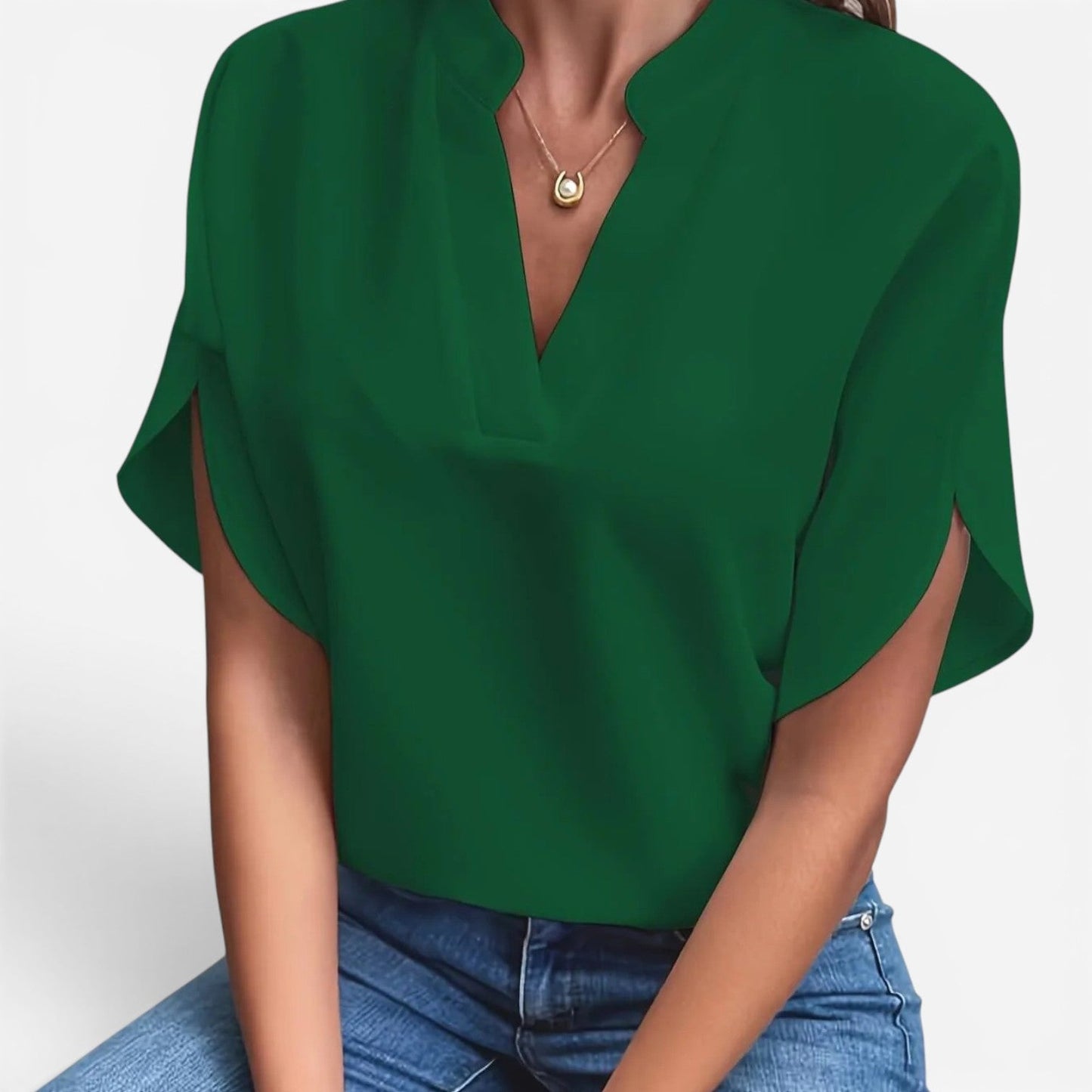 Jewel | Camicetta con scollo a V