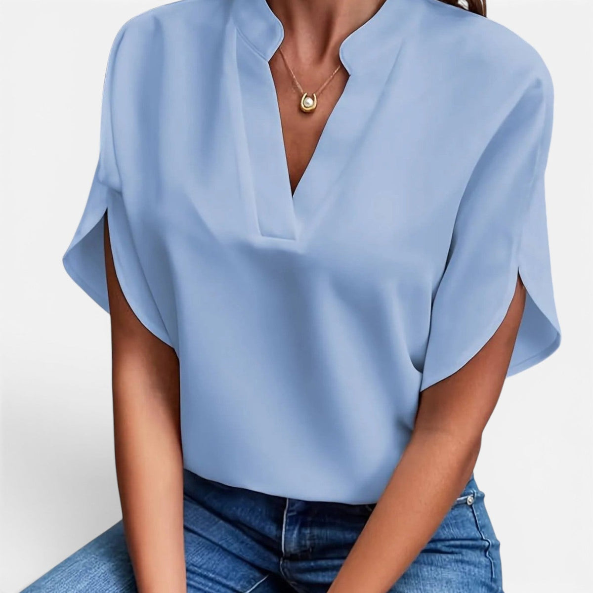Jewel | Camicetta con scollo a V