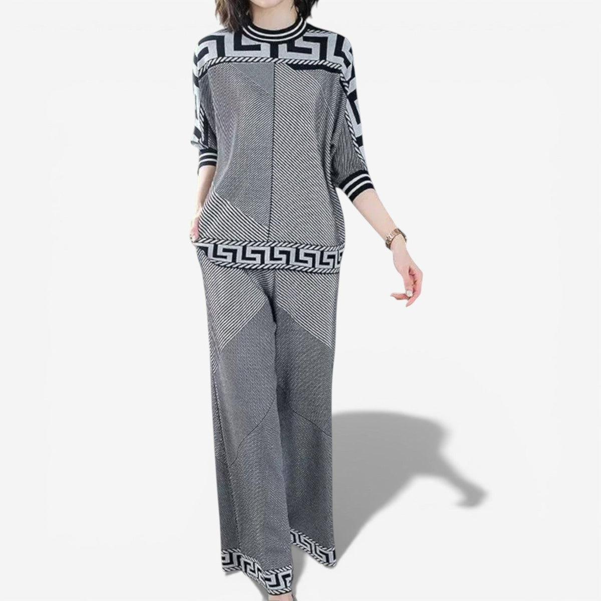 Paola | Set Maglia Geometrico