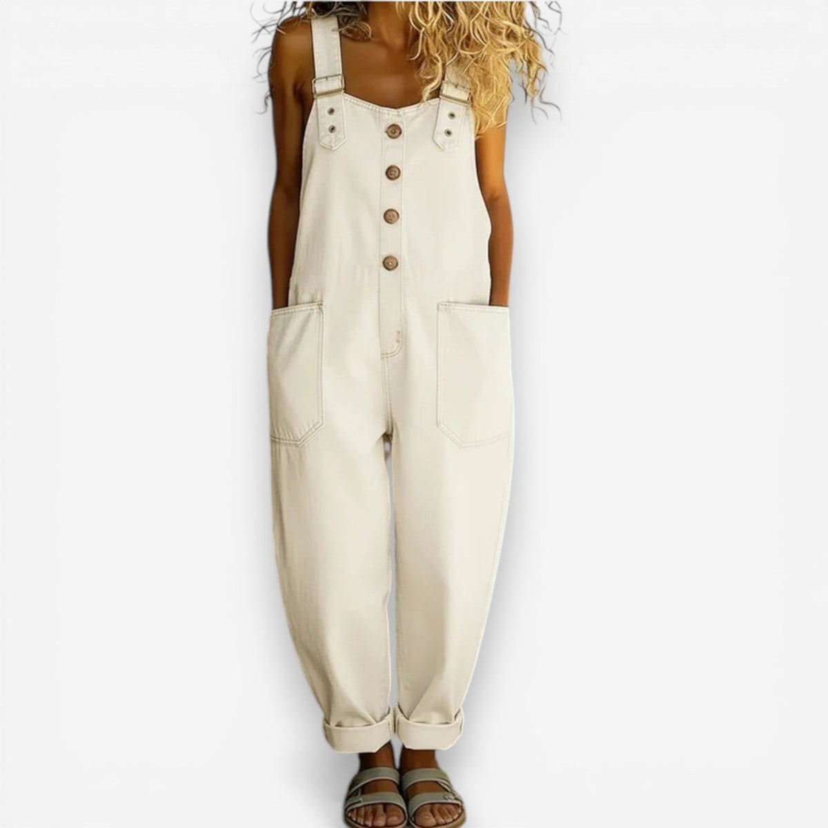 Casey | Salopette ampia denim