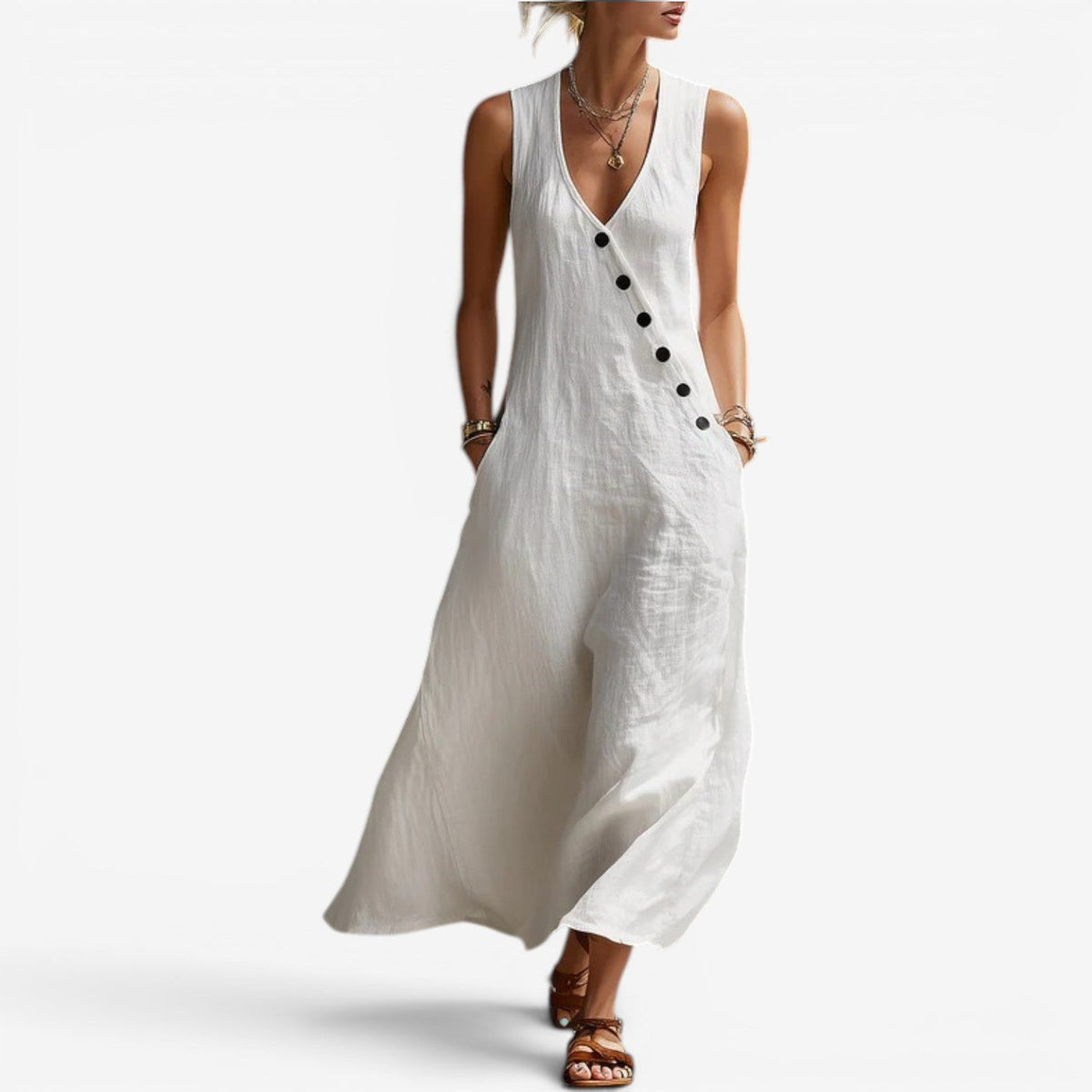 Jannah | Maxi vestito senza maniche