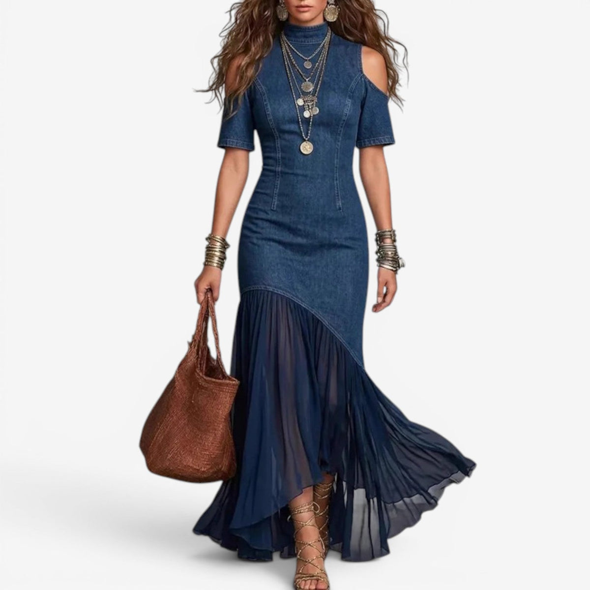 Kimberley | Abito lungo in denim