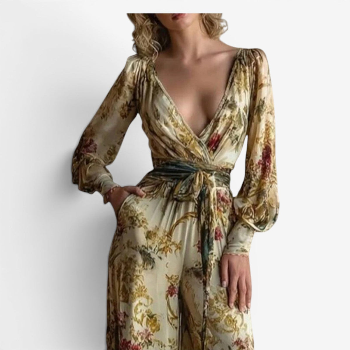 Ivonne | Jumpsuit con scollo a V