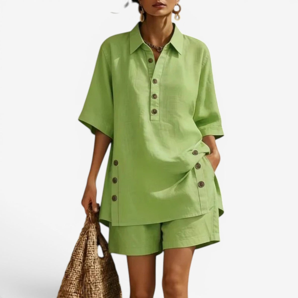 Thalia | Completo camicia e pantaloncini