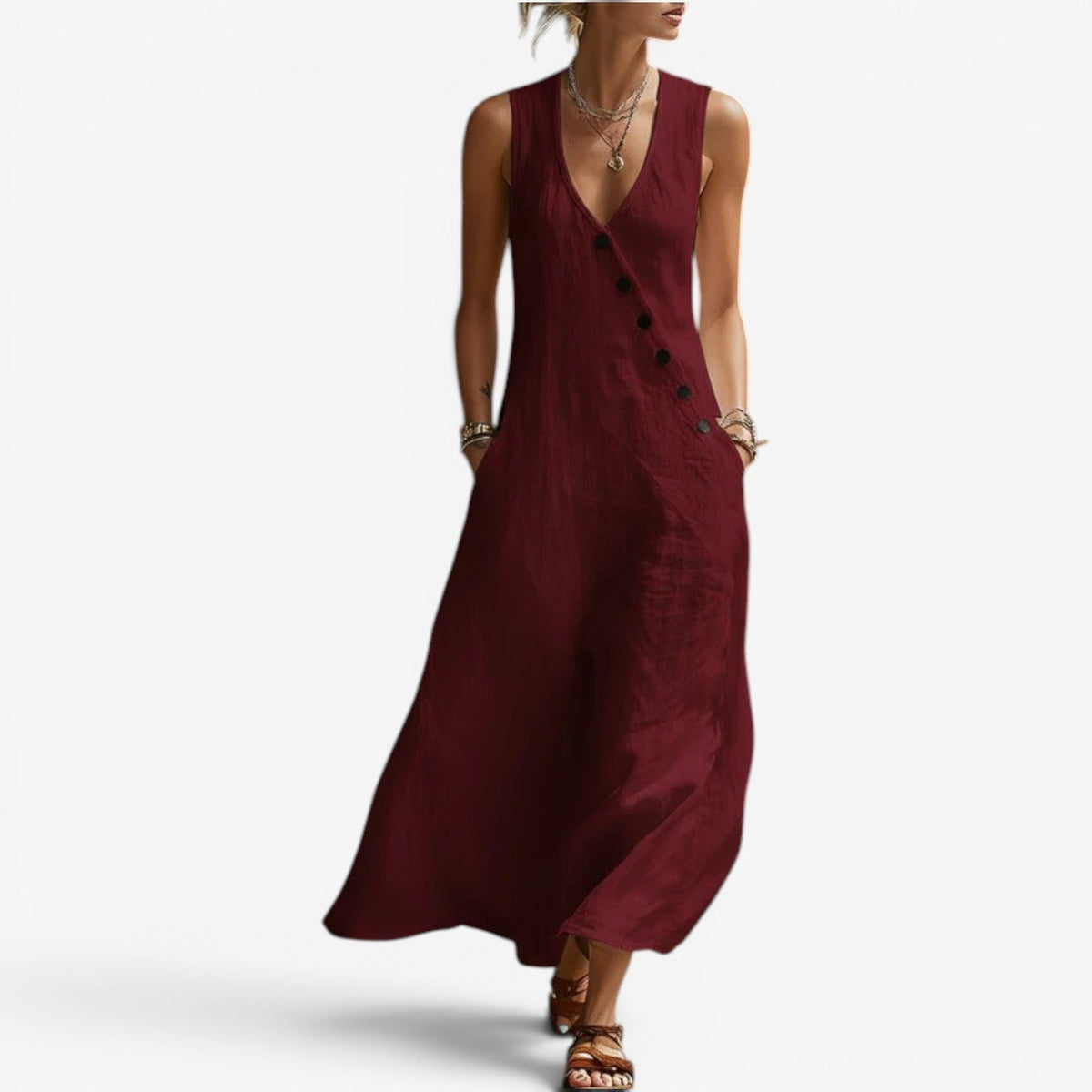 Jannah | Maxi vestito senza maniche