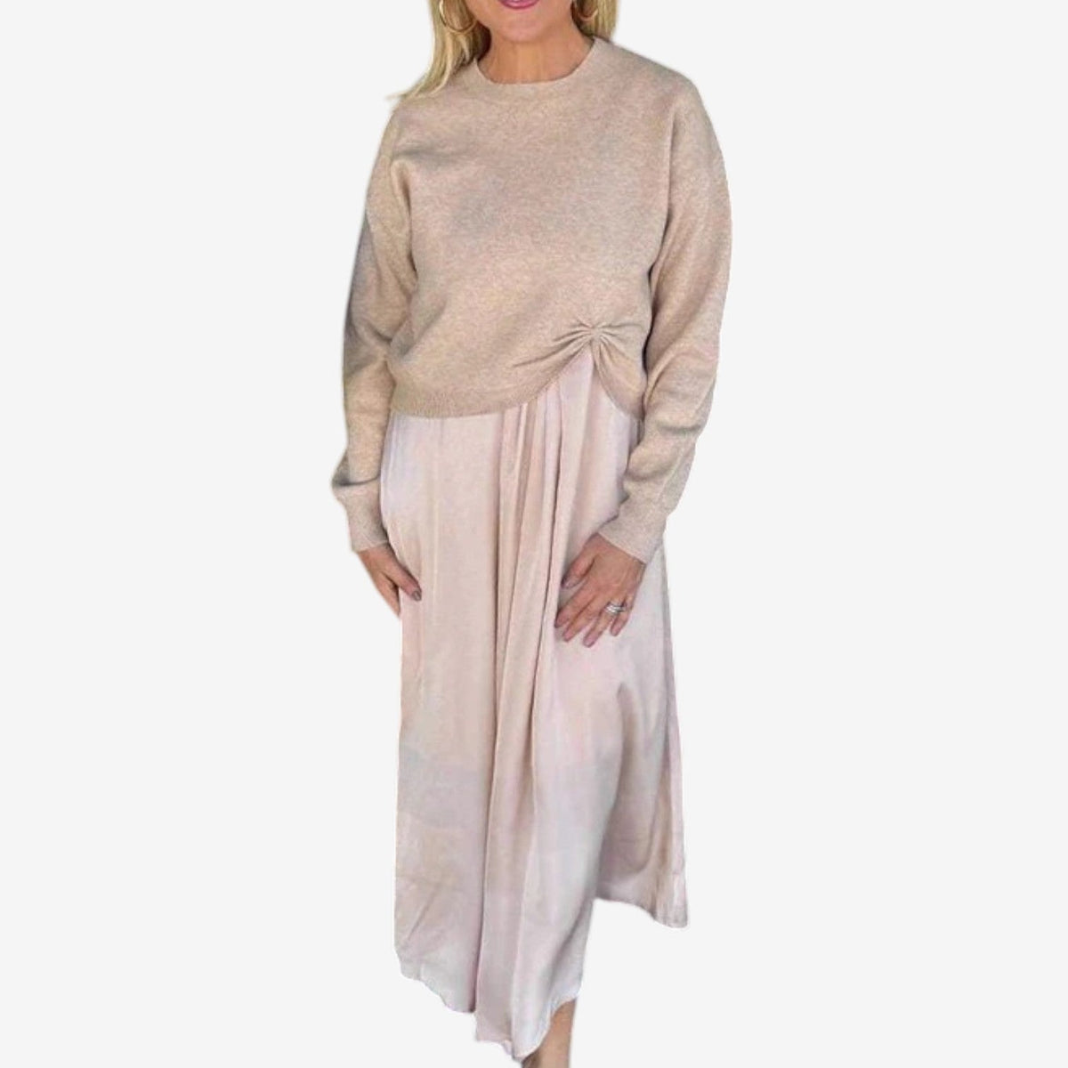 Abito Odette | in maglia plissettata
