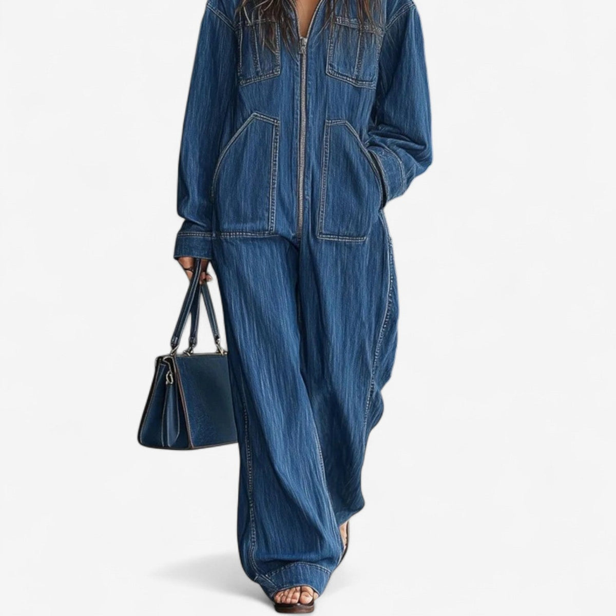 Zahide | Tuta in denim