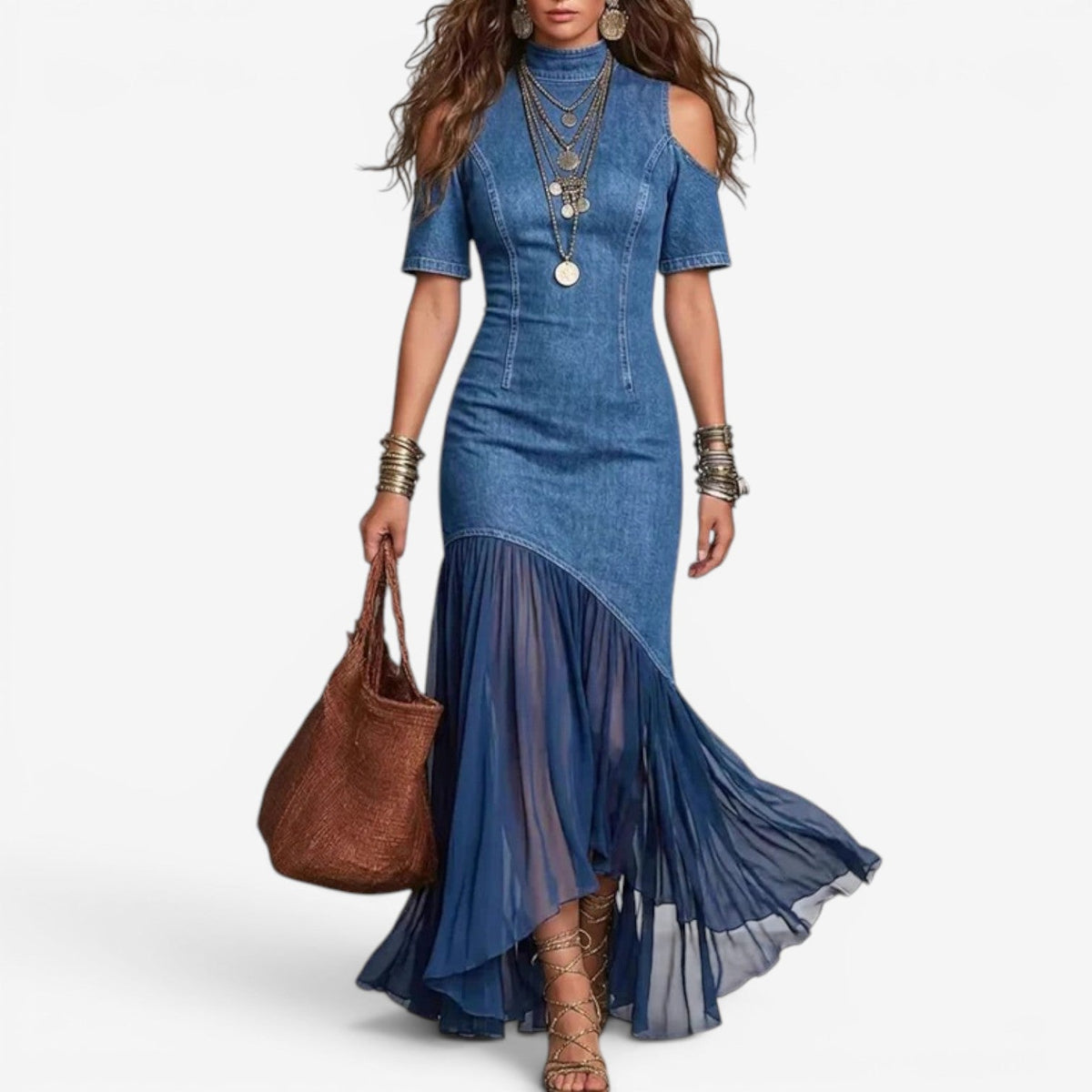 Kimberley | Abito lungo in denim