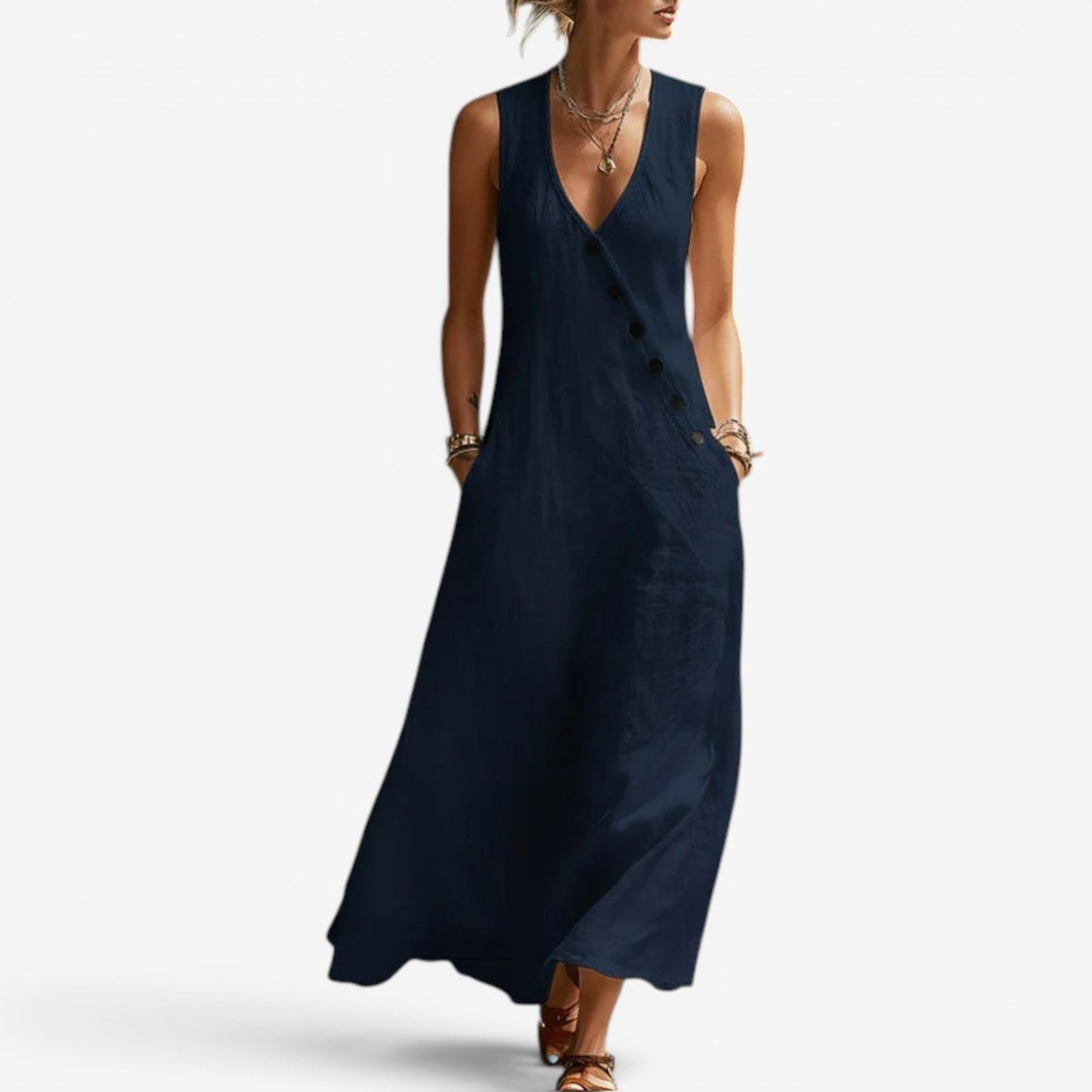 Jannah | Maxi vestito senza maniche