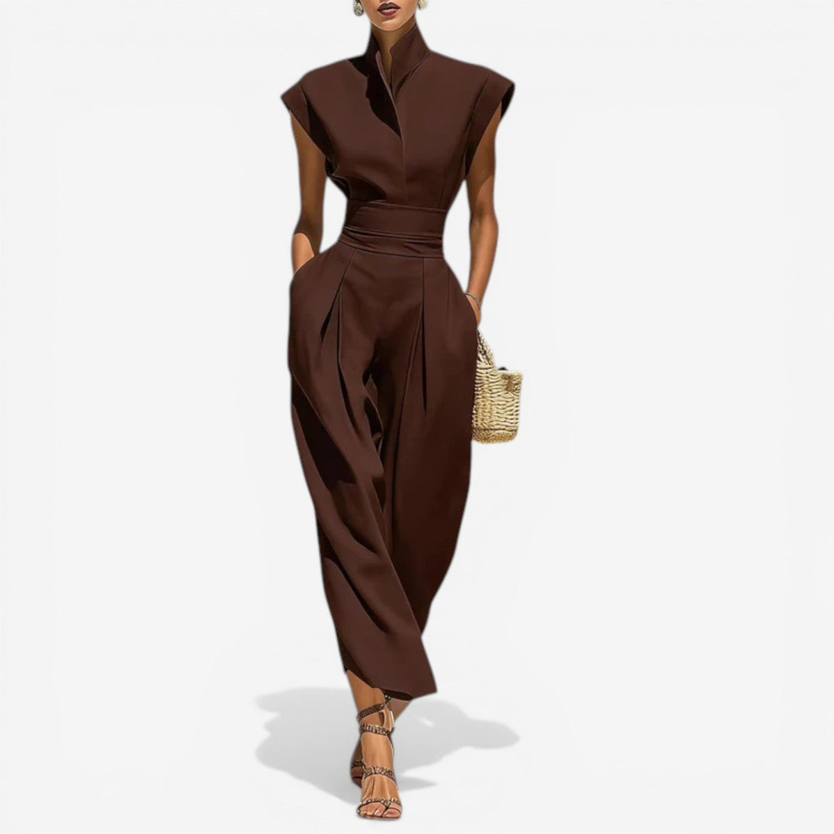 Addison | Tuta con collo alto