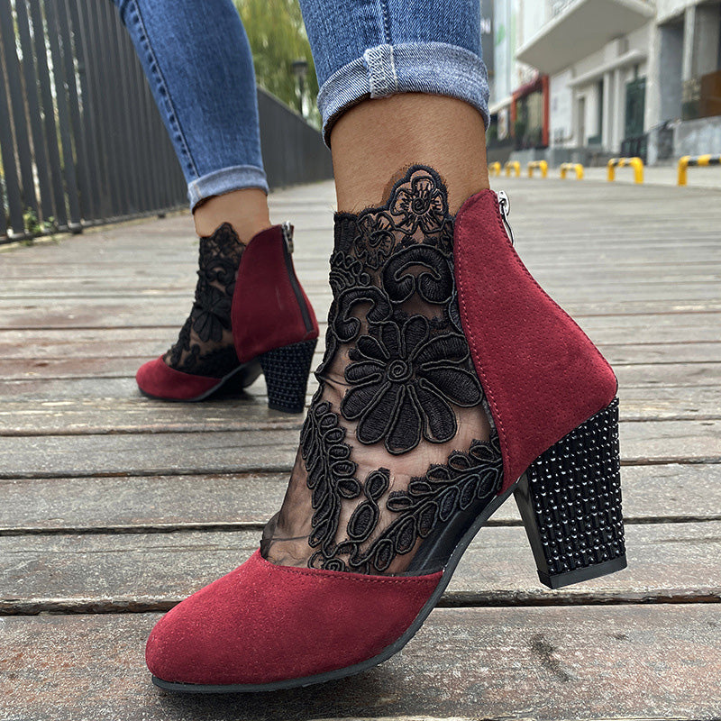 SUSI | TACONES ELEGANTES CON ENCAJE