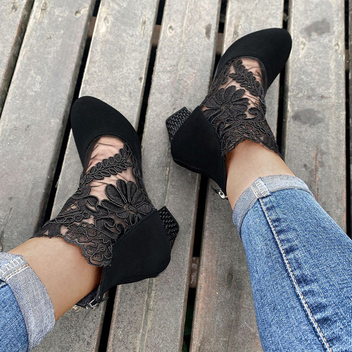 SUSI | TACONES ELEGANTES CON ENCAJE