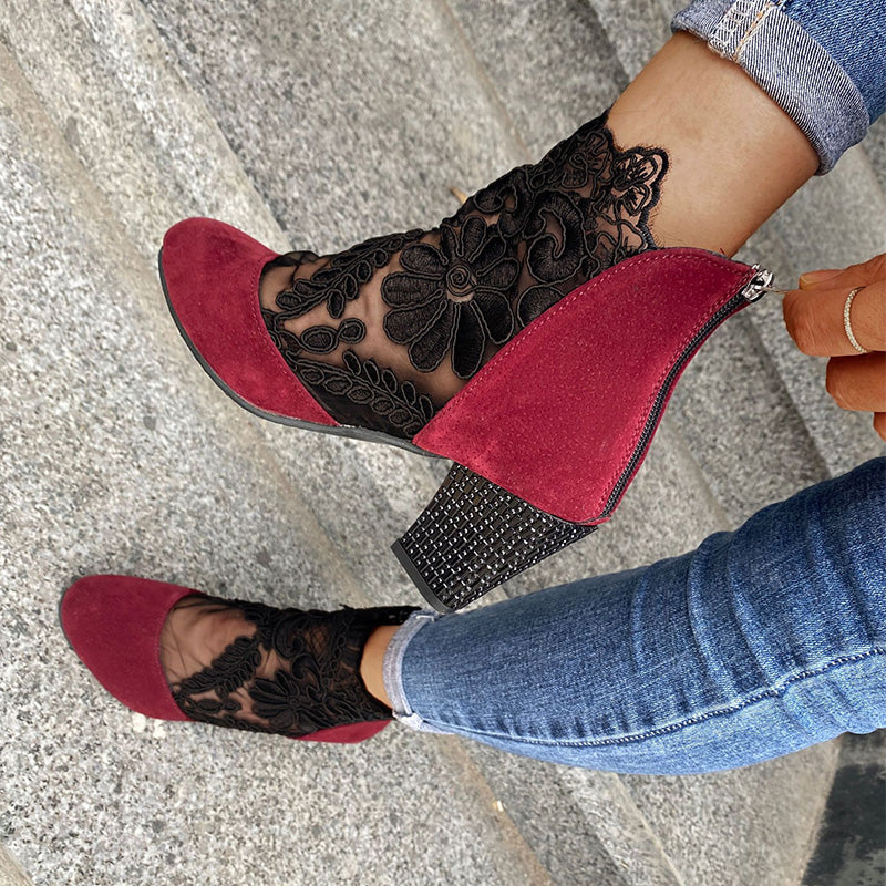 SUSI | TACONES ELEGANTES CON ENCAJE