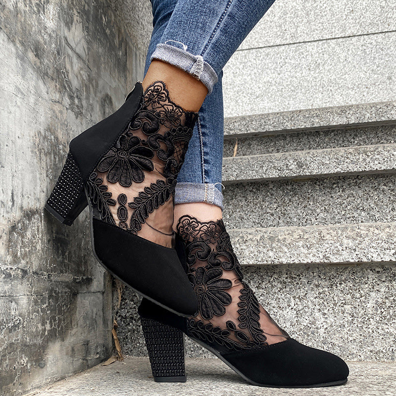 SUSI | TACONES ELEGANTES CON ENCAJE