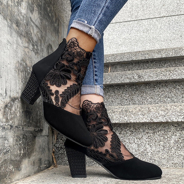 SUSI | TACONES ELEGANTES CON ENCAJE